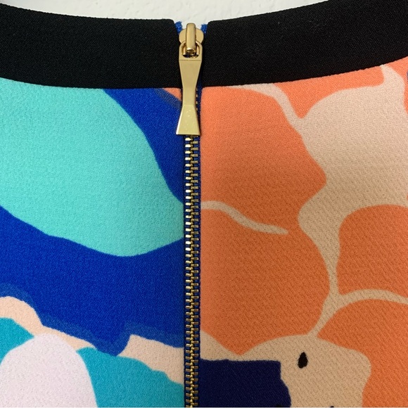 KATE SPADE Jaq Dive Right In Dress Floral Poppy Sheath Short Sleeve - Picture 6 of 9